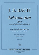 Johann Sebastian Bach Notenblätter Erbarme Dich BWV244