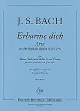 Johann Sebastian Bach Notenblätter Erbarme Dich BWV244