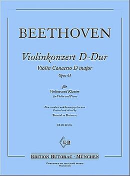 Ludwig van Beethoven Notenblätter Konzert D-Dur op.61 für Violine und Orchester