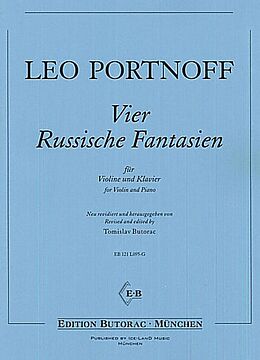 Leo Portnoff Notenblätter 4 russische Fantasien