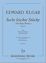 Edward Elgar Notenblätter 6 leichte Stücke op.22