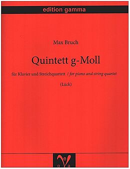 Max Bruch Notenblätter Quintett g-Moll