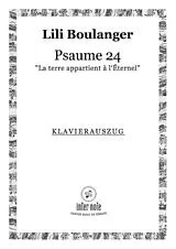 Lili Boulanger Notenblätter Psalm 24 La terre appartient à lÉternel