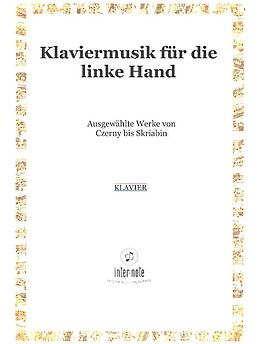  Notenblätter Klaviermusik für die linke Hand