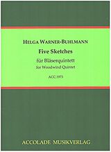 Helga Warner-Buhlmann Notenblätter Five Sketches