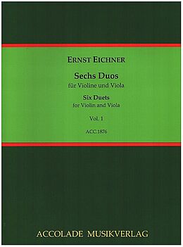 Ernst Eichner Notenblätter 6 Duos vol.1