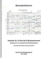 Richard Strauss Notenblätter Sonatine Nr.1 F-Dur Aus der Werkstatt eines Invaliden