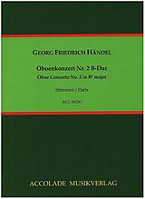 Georg Friedrich Händel Notenblätter Konzert Nr.2 B-Dur HWV302a