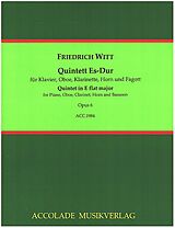 Friedrich Witt Notenblätter Quintett Es-Dur op.6