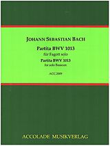 Johann Sebastian Bach Notenblätter Partita d-Moll BWV1013