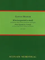 Gustav Mahler Notenblätter Klavierquartett a-Moll