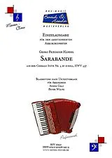 Georg Friedrich Händel Notenblätter Sarabande, HWV 437