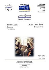  Notenblätter Santa Lucia und Auld Long Syne