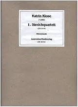 Katrin Klose Notenblätter Streichquartett Nr.1