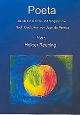 Holger Reuning Notenblätter Poeta für Gitarre und Singstimme