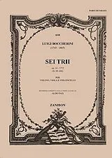 Luigi Boccherini Notenblätter 6 Streichtrios op.14 G.95-100