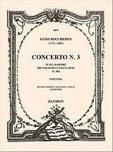 Luigi Boccherini Notenblätter Concerto sol maggiore no.3 G480 per