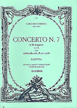 Luigi Boccherini Notenblätter Konzert D-Dur Nr.7 G476