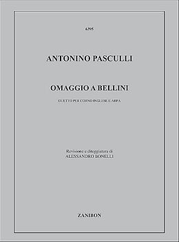 Antonio Pasculli Notenblätter Omaggio a Bellini Duetto per