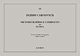 Egidio Carnovich Notenblätter Metodo Rapido e Completo per Ocarina