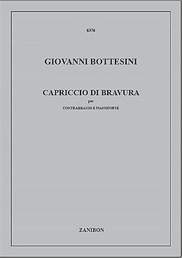 Giovanni Bottesini Notenblätter Capriccio di bravura A-Dur