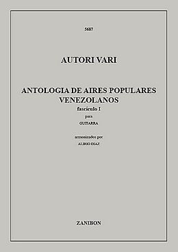  Notenblätter Antologia de aires populares venezolanos vol.1