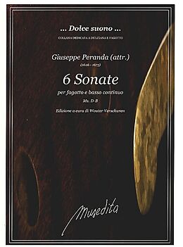 Marco Gioseppe Peranda Notenblätter 6 Sonate