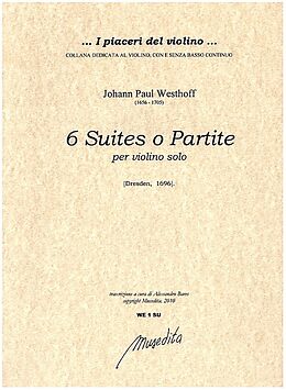 Jean Paul Westhoff Notenblätter 6 Suites o Partite
