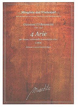 Giovanni Battista Bononcini Notenblätter 4 Arias I-MOe