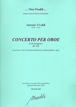 Antonio Vivaldi Notenblätter Konzert C-Dur op.8,12 RV449