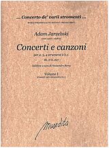 Adam Jarzebski Notenblätter Concerti e canzoni vol.1