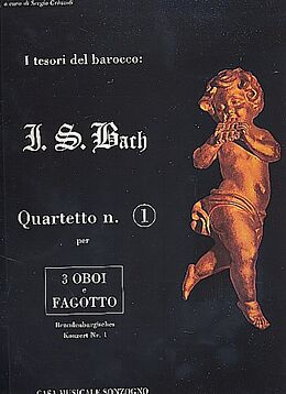 Johann Sebastian Bach Notenblätter Quartett Nr.1 für 3 Oboen und