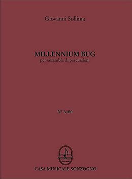Giovanni Sollima Notenblätter Millennium Bug für Percussion-Ensemble