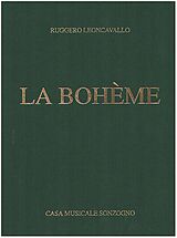 Ruggero Leoncavallo Notenblätter La Bohème