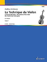Mathieu Crickboom Notenblätter La technique du violon vol.1