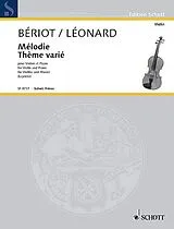  Notenblätter Melodie (Ch. de Bériot) et