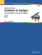Madeleine Dinsart Notenblätter Gammes et arpèges