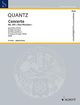 Johann Joachim Quantz Notenblätter Concerto Pour Potsdam B-Dur