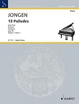 Joseph Jongen Notenblätter 13 Préludes op.69 vol.1