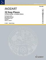 Wolfgang Amadeus Mozart Notenblätter 22 Pieces vol.1