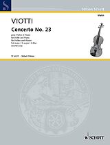 Giovanni Battista Viotti Notenblätter Konzert G-Dur Nr.23