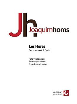 Joaquim Homs Notenblätter Les hores