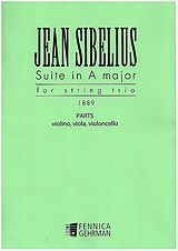 Jean Sibelius Notenblätter Suite A-Dur (1889)