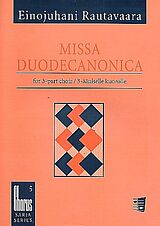 Einojuhani Rautavaara Notenblätter Missa duodecanonica für