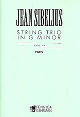 Jean Sibelius Notenblätter Trio in g Minor