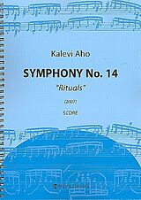Kalevi Aho Notenblätter Symphony no.14 for darabuka, djembe