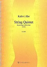 Kalevi Aho Notenblätter Hommage à Schubert