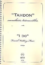  Notenblätter I do - finnish Wedding Music