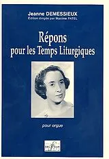 Jeanne Demessieux Notenblätter Répons pour les temps liturgiques