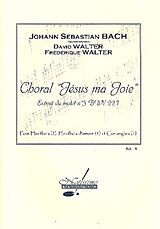 Johann Sebastian Bach Notenblätter Choral Jesus ma joie BWV227 pour